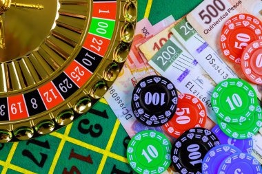 Casino Hold'em payout table display